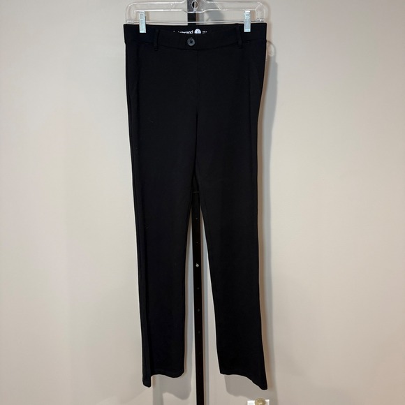 Betabrand Dress Pant Yoga Pants Straight Leg Black Size Small - Picture 2 of 11